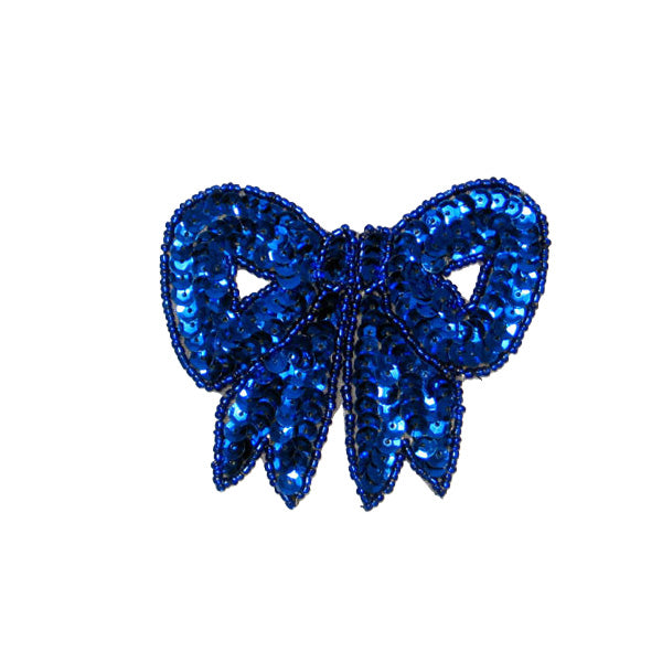 3 1/4" x 3" Bow Sequin Applique/Patch