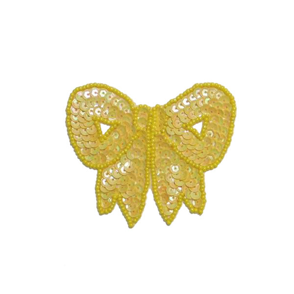 3 1/4" x 3" Bow Sequin Applique/Patch