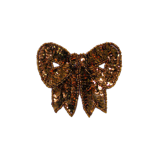 3 1/4" x 3" Bow Sequin Applique/Patch