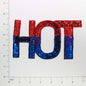 Hot Sequin Applique/Patch 6 1/2" x 3 1/2"  - Multi Colors