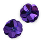 Cluster Flower Sequin Applique/Patch 2 Pack 1 1/2"