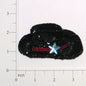 Cowgirl Hat Sequin Applique/Patch  - Black