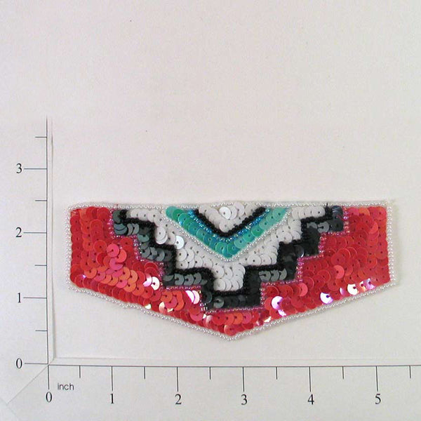 Rio Rancho Pocket Flap Sequin Applique/Patch  - Multi Colors