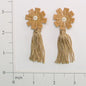 2 3/4" Faux Leather Tassel Pack of 2 - SM5381BG  - Beige