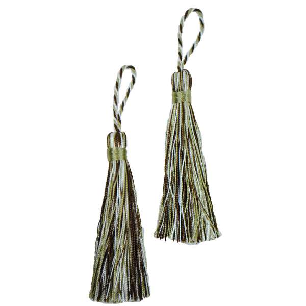 3 1/2" Fiber Key Tassel Pack of 2