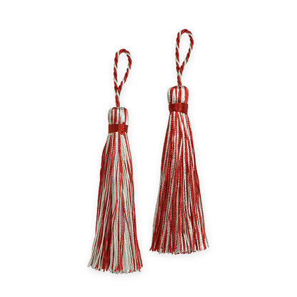 3 1/2" Fiber Key Tassel Pack of 2