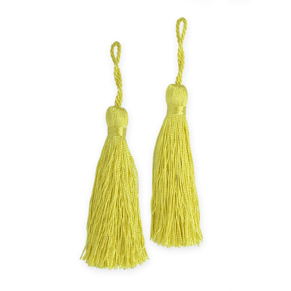 3 1/2" Fiber Key Tassel Pack of 2