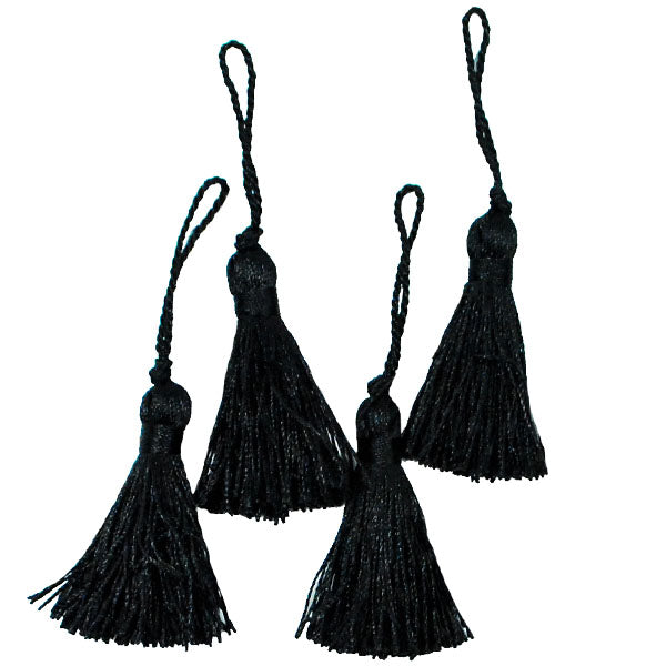 2" Fiber Mini Key Tassel Pack of 4