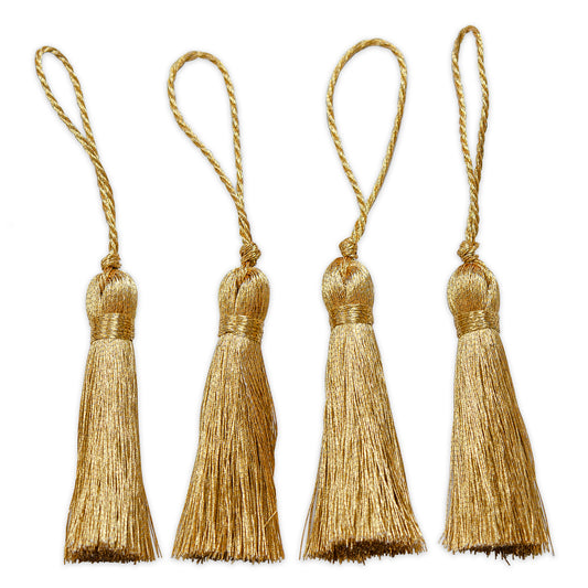 2in Fiber Mini Key Tassel Pack of 4.