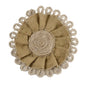 Braided Hemp Loop Round Applique/Patch