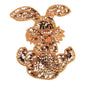 Bunny Rabbit Sequin Applique/Patch  - Gold