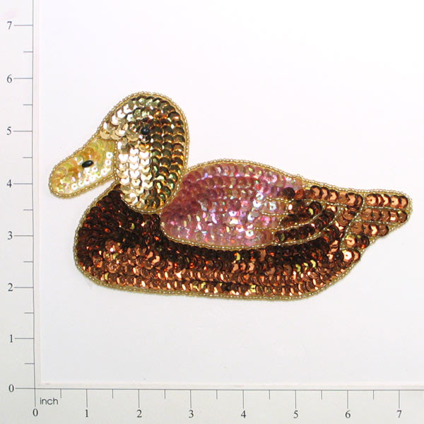 Duck Sequin Applique/Patch  - Multi Colors