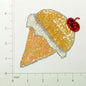 Ice Cream Cone Sequin Applique/Patch  - Multi Colors