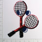 8" x 6 1/2" Tennis Time Sequin Applique/Patch