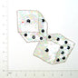 Dice Sequin Applique/Patch  - Multi Colors