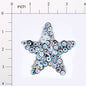 3 1/4" x 3 1/4" Star Bead and Sequin Applique/Patch