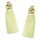 Hera 2 3/4" Tassel with Gold Cap 2PK