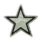 Rhinestone Outlined Star Iron-on Applique/Patch