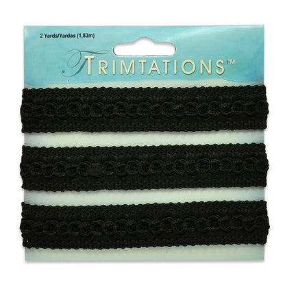 Sheena Woven Circle Braid Trim Pack of 2 Yards