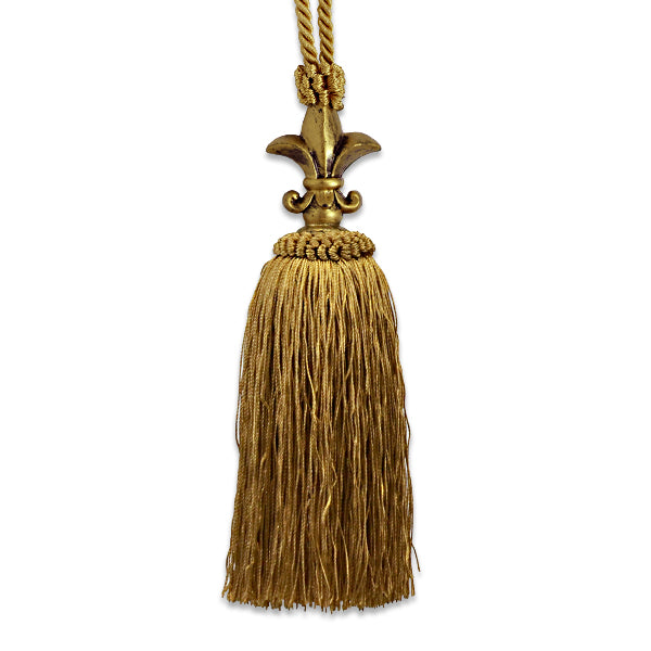 Fleur de lis Fiber Tassel