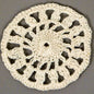 Eleanor Crochet Doily                      - Ivory