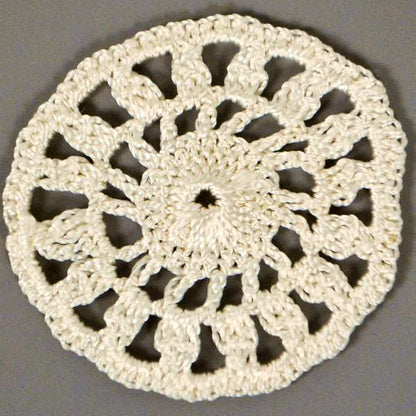 Eleanor Crochet Doily                      - Ivory