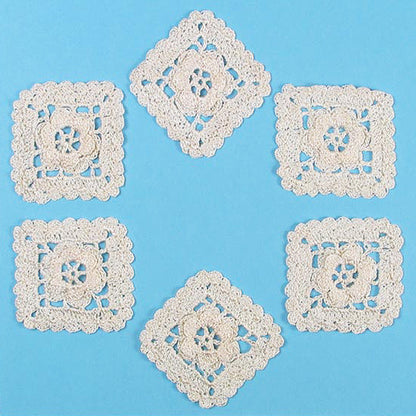 Jeannette Crochet Accent - Pack of 6 pieces  - Ivory